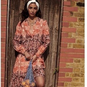 Anthropologie Agua Bendita Elayna Midi Dress 1X